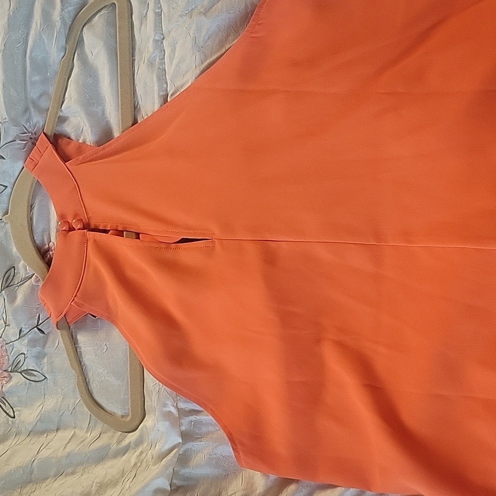 BOLD elements Elegant Atlantic Orange Halter Dres… - image 7